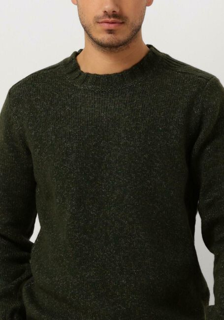 Donkergroene DSTREZZED Trui PER CREW NECK - large
