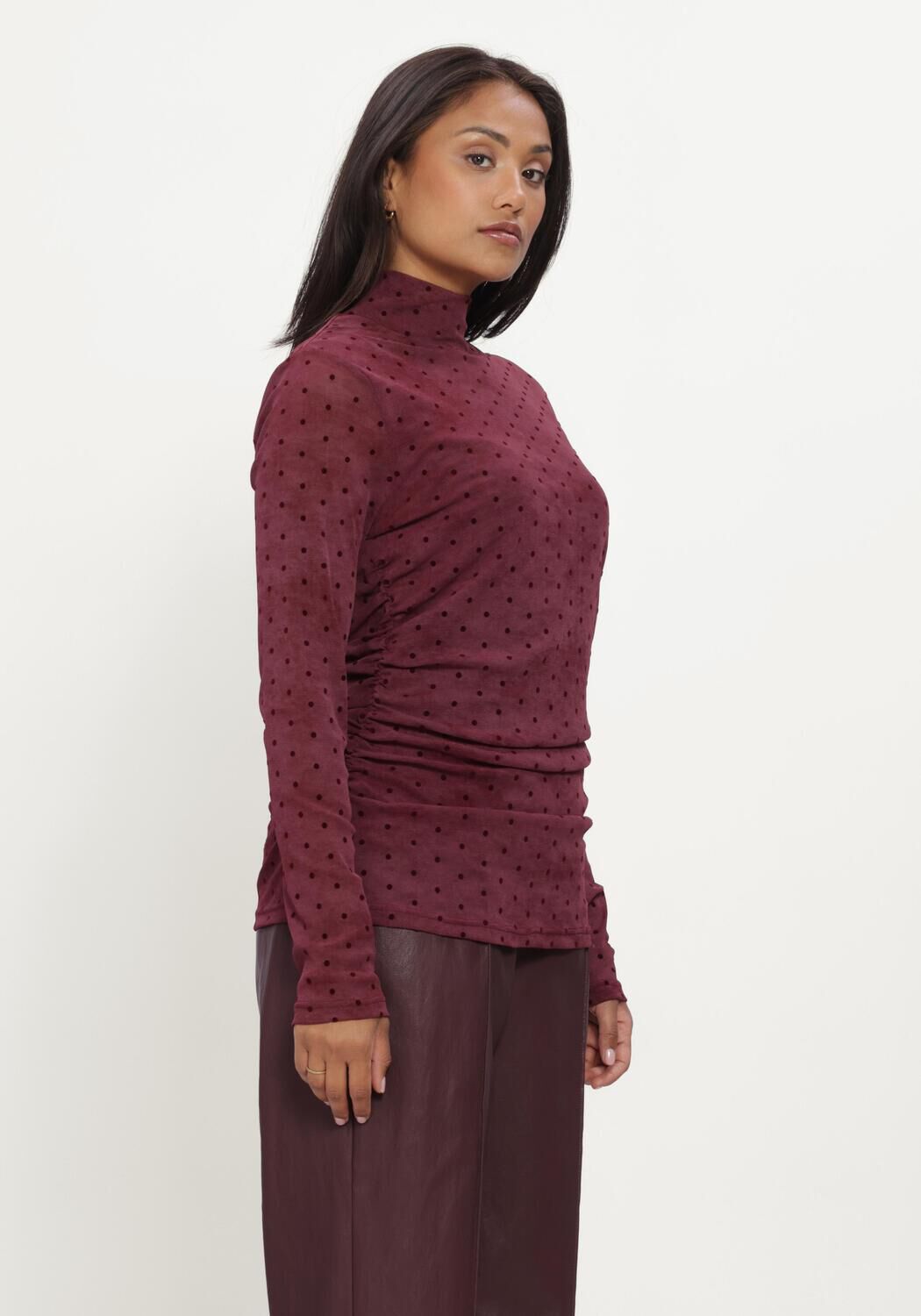 Rode NUKUS Tops & T-shirts GRACIE TOP DOTS - large