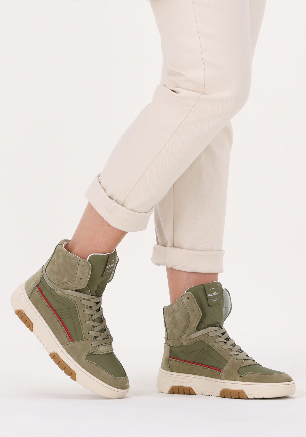Groene B.L.A.H. Hoge sneaker NOELIA HIGH | Omoda