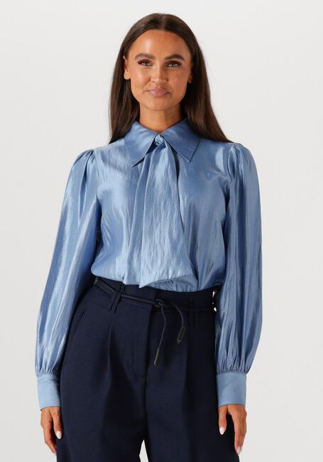 Donkerblauwe AAIKO Blouses VERONNE TIE SHIMM RAY 517 2 - large