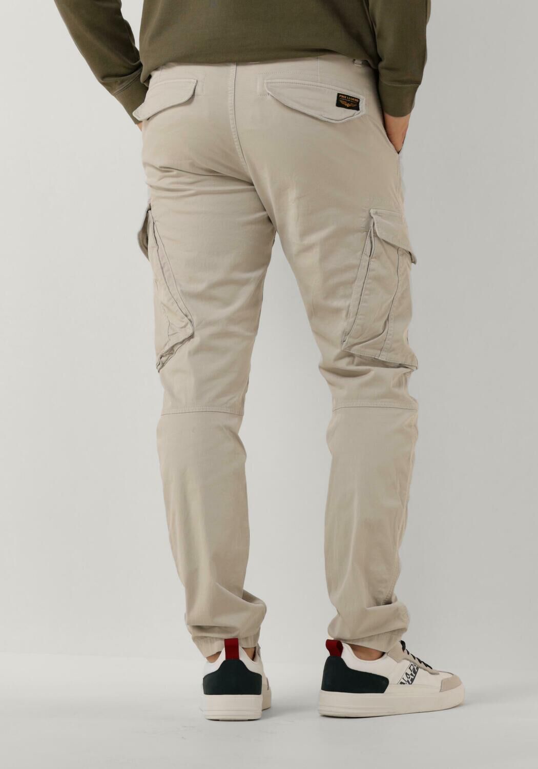 PME LEGEND Heren Broeken Nordrop Cargo Stretch Twill Lichtgrijs