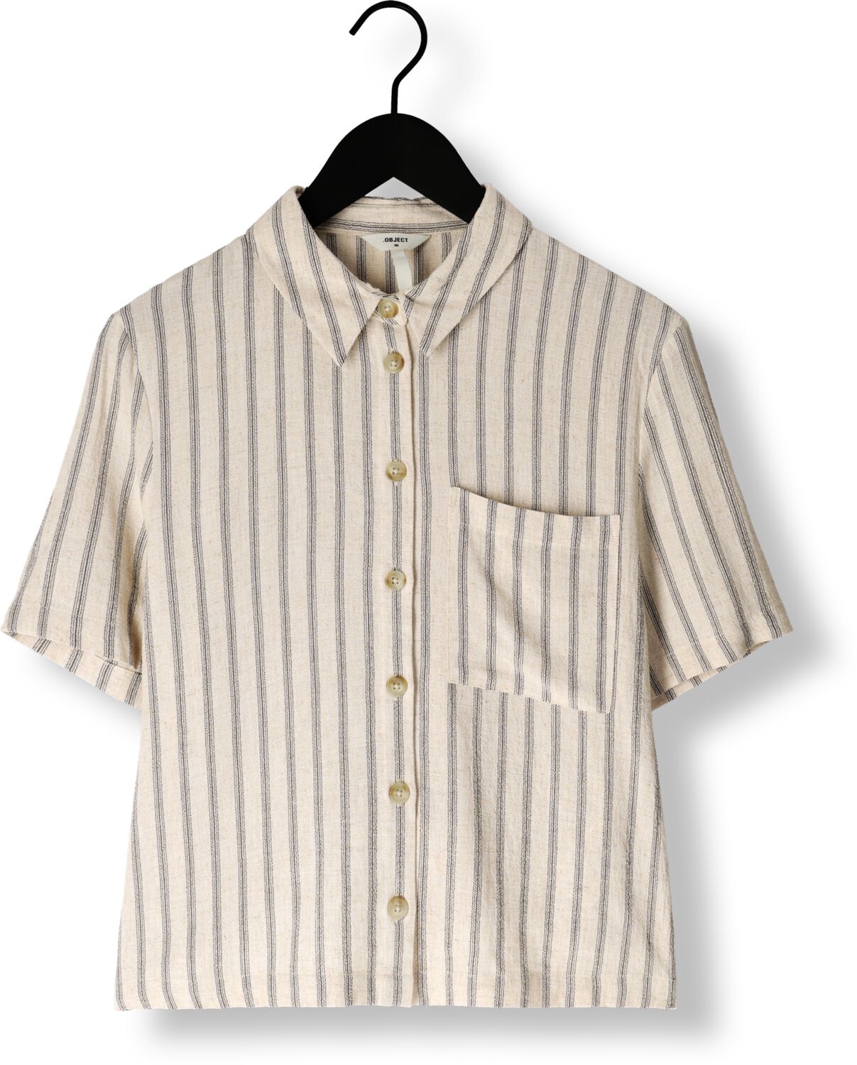 OBJECT Dames Blouses Objsanne 2 4 Shirt Zand
