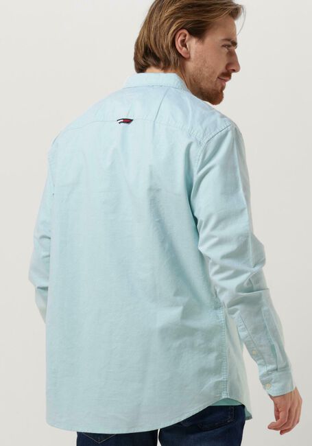 Lichtblauwe TOMMY JEANS Casual overhemd TJM CLASSIC OXFORD SHIRT - large