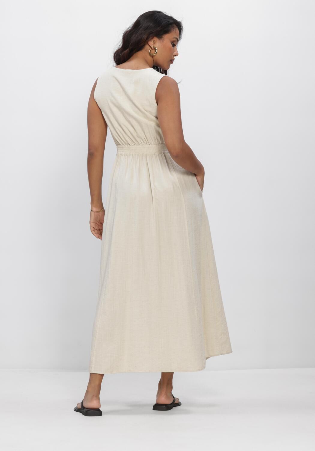 Khaki MSCH COPENHAGEN Jurken MSCHDARIA SL V DRESS - large