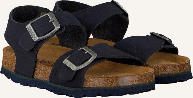 Blauwe OMODA Platte sandalen 0082 Blauwe OMODA Platte sandalen 0082 - large