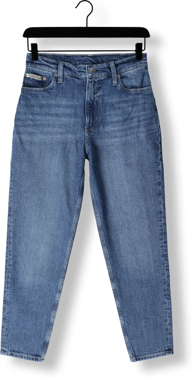CALVIN KLEIN Dames Jeans Mom Jean Blauw