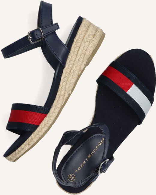 Blauwe TOMMY HILFIGER Platte sandalen 31053 Blauwe TOMMY HILFIGER Platte sandalen 31053 - large