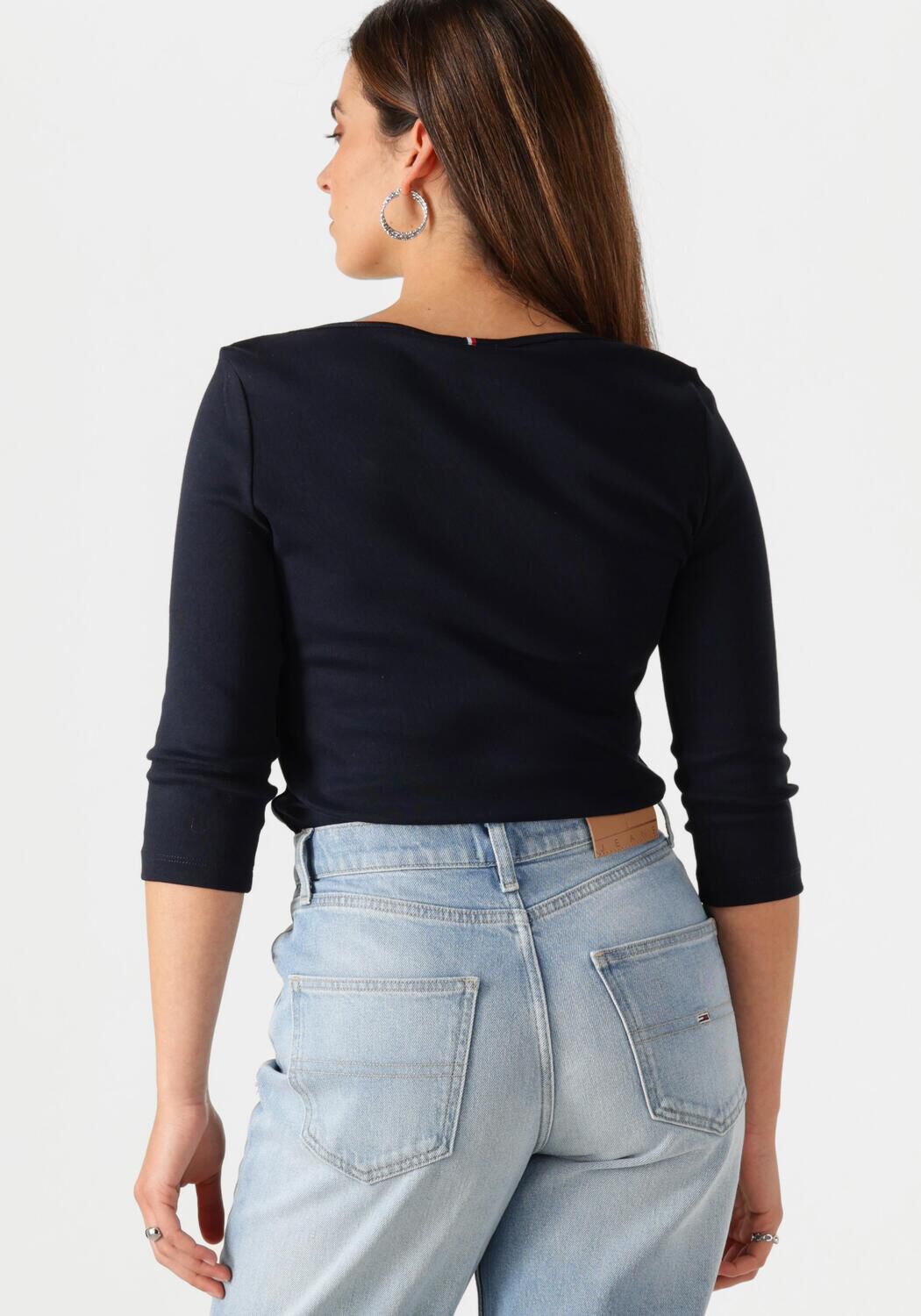 TOMMY HILFIGER Dames Tops & T-shirts New Cody Slim Boat-nk 3 4slv Blauw