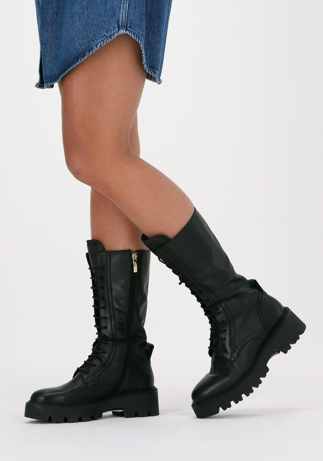 Zwarte NOTRE-V Veterboots 03-17 - large