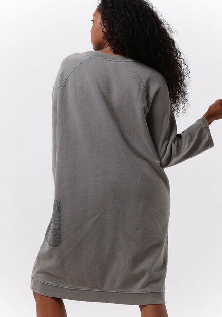 Taupe 10DAYS Midi jurk OVERSIZED DRESS POCKET - large
