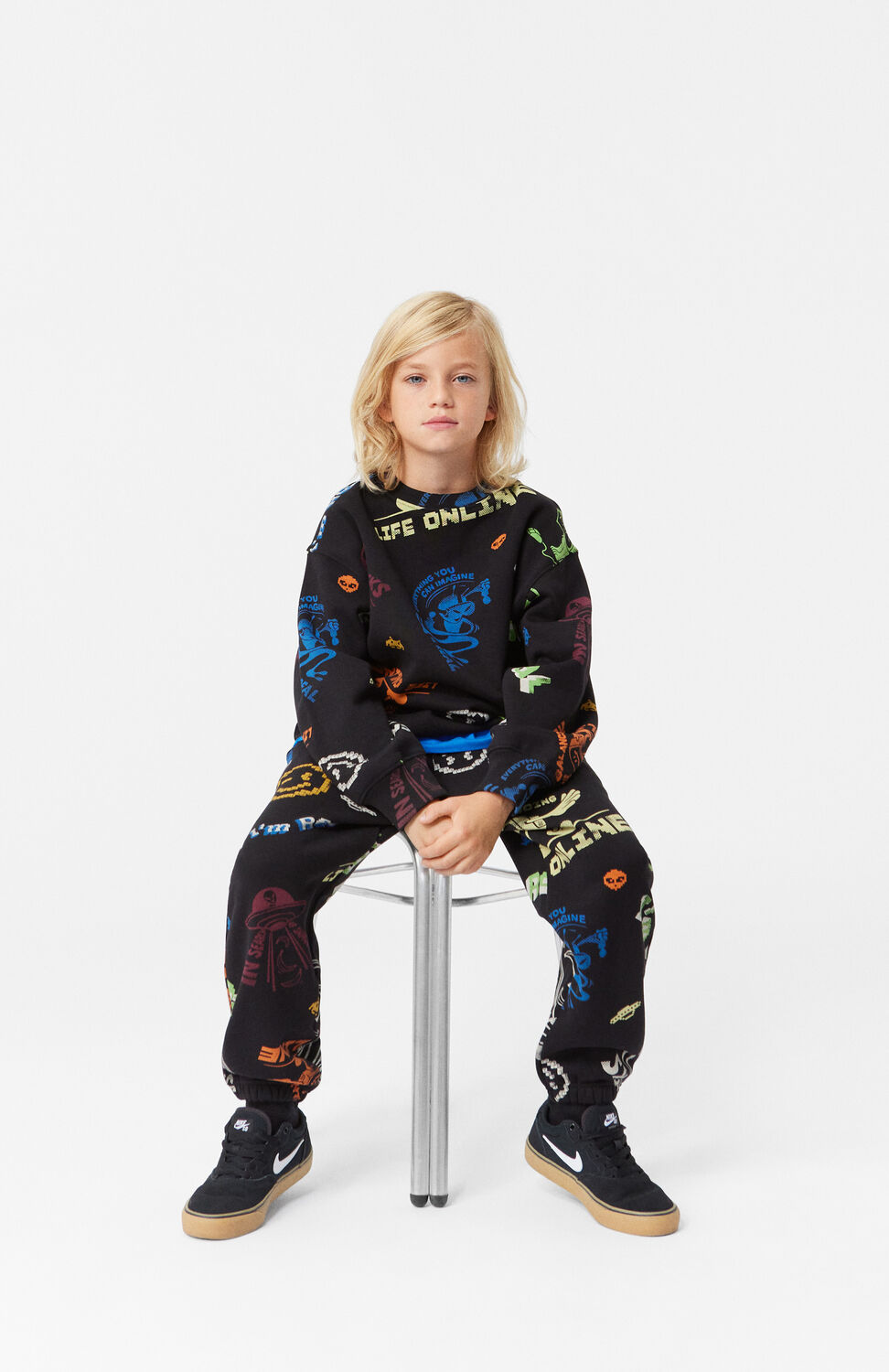 Zwarte MOLO Trui MONTI - large