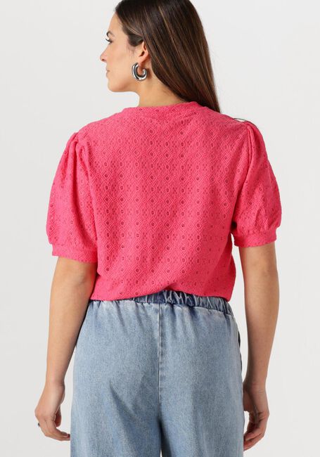 Roze OBJECT T-shirt OBJLAILA S/S RE TOP - large