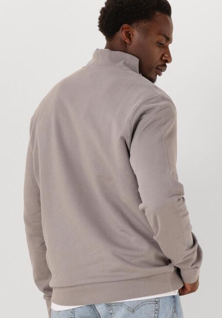 Grijze LYLE & SCOTT Sweater LOOPBACK QUARTER ZIP SWEAT - large