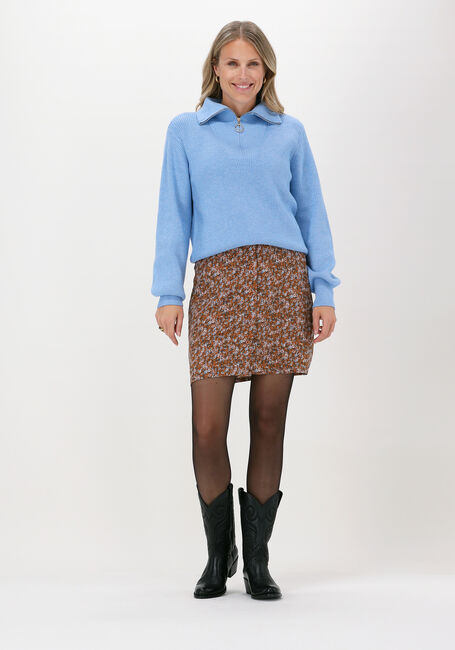 Lichtblauwe YDENCE Sweater KNITTED SWEATER NAOMI - large