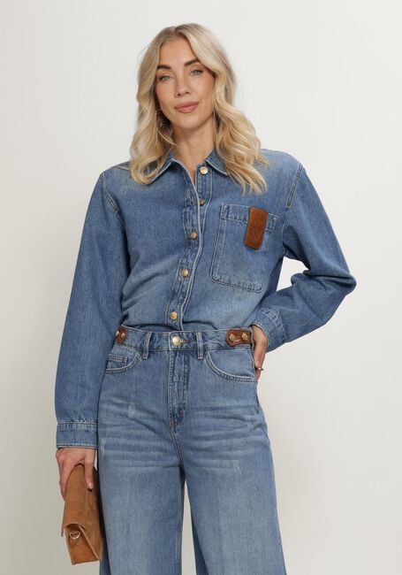 Blauwe JOSH V Blouses DESSIE BLOUSE - large