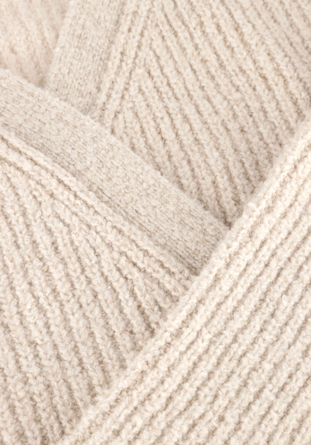 Ecru SECOND FEMALE Vest GERDA KNIT CARDIGAN - large