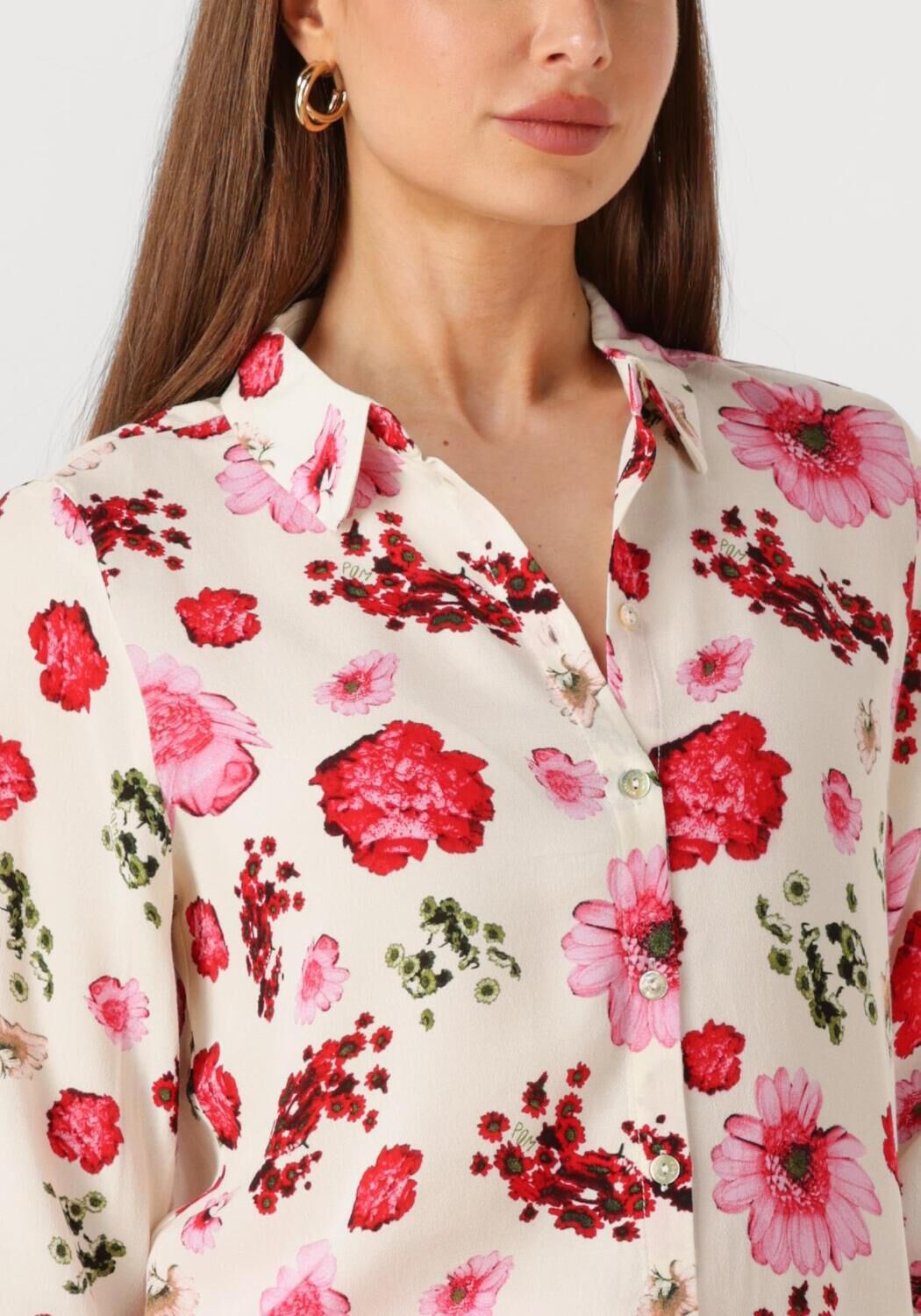 POM AMSTERDAM Dames Blouses Mila Bouquet Multi