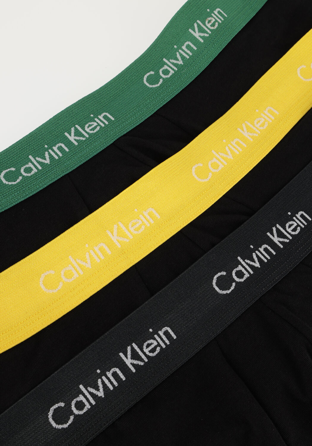 Zwarte CALVIN KLEIN UNDERWEAR Boxershorts LOW RISE TRUNK 3PK - large