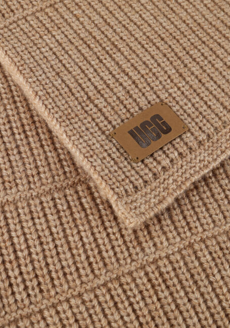 Camel UGG Sjaal KNIT RIBBED SCARF - large