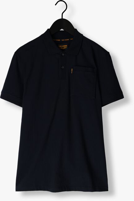 Blauwe PME LEGEND Polo SHORT SLEEVE POLO STRETCH JERSEY - large