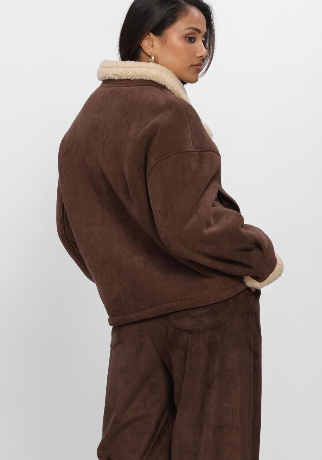 Bruine NUKUS Jack ELENA JACKET - large
