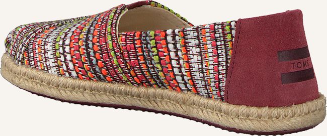 Rode TOMS Espadrilles CLASSIC ALPARGATA WM Rode TOMS Espadrilles CLASSIC ALPARGATA WM - large