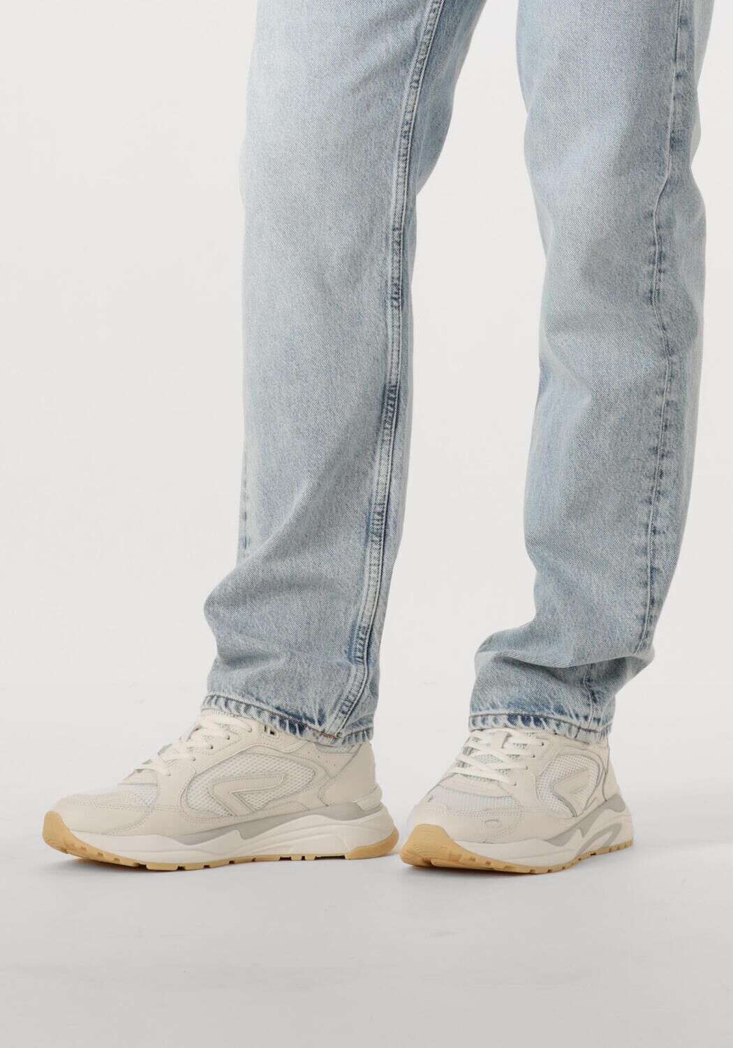 Witte HUB Lage sneakers SLAM-M - large