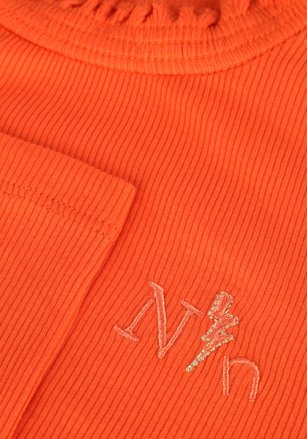 Oranje NONO Tops & T-shirts KOSS RIB SHIRT - large