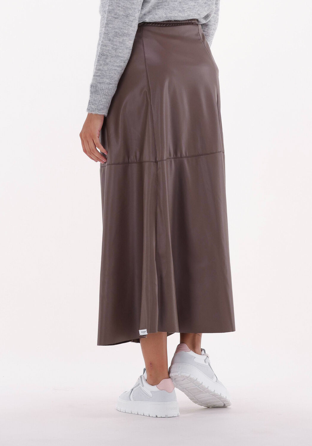 Bruine maxi rok shop
