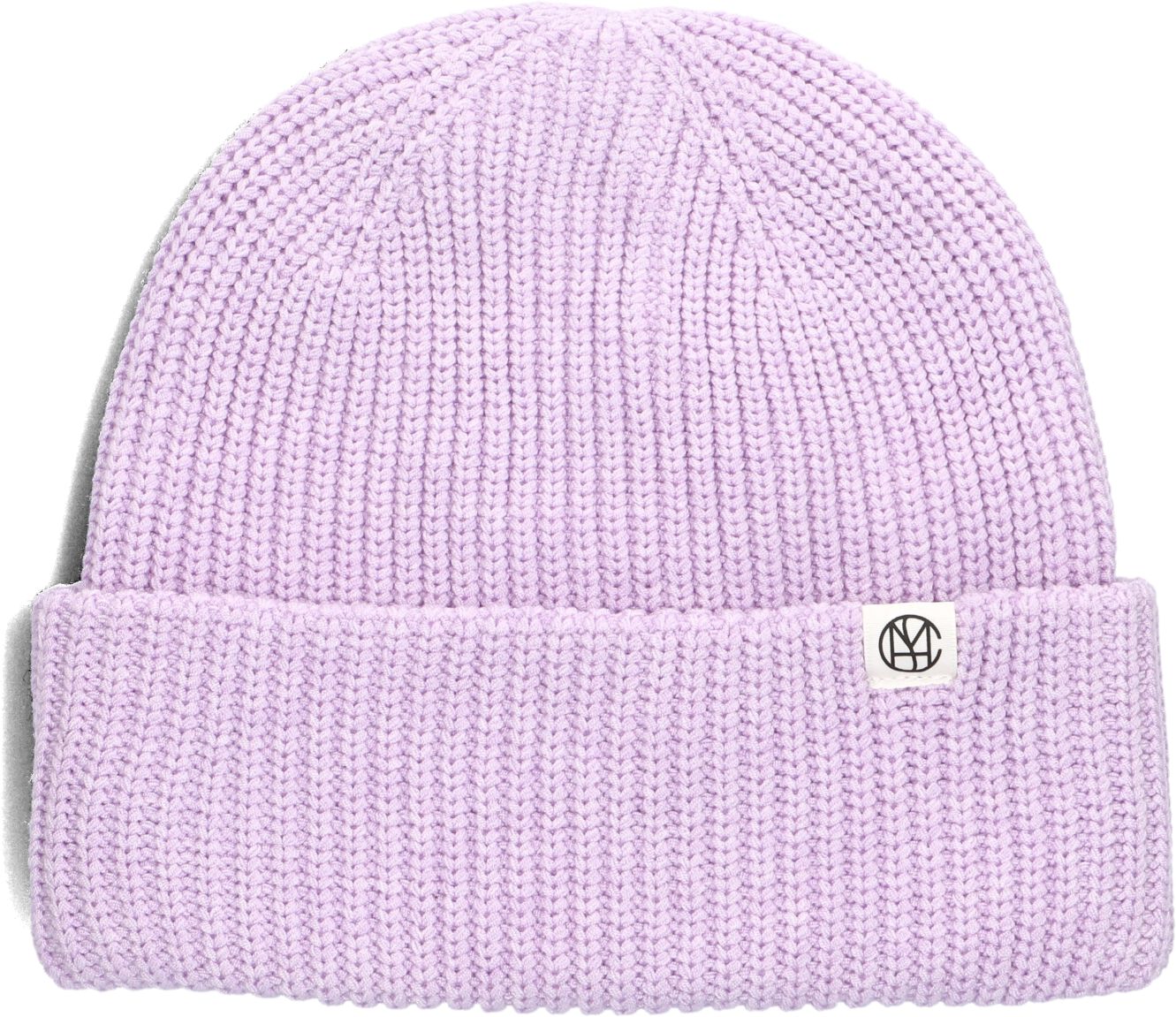 Moss copenhagen Paarse Iconische Beanie voor Trendy Vrouwen Purple Dames