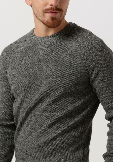 Bruine CAST IRON Trui R-NECK COTTON MOULINE SLUB - large