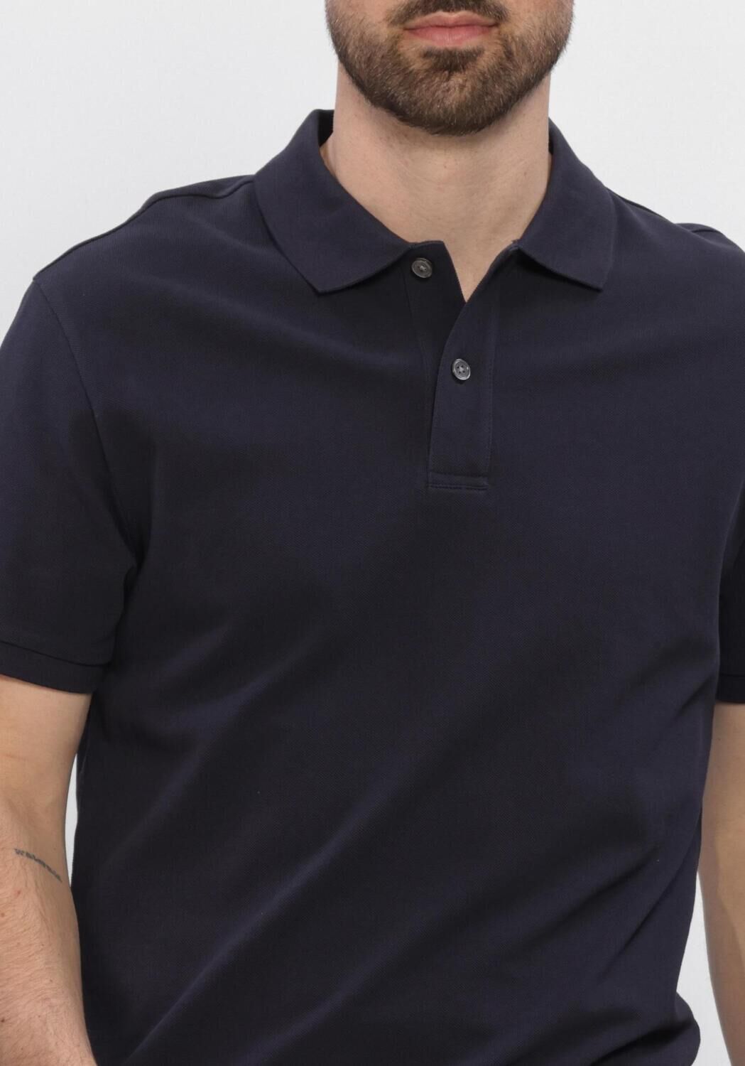 Donkerblauwe PROFUOMO Polo POLO SS BASIS PIQUE - large