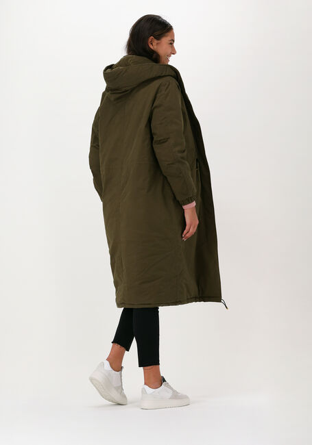 Groene SCOTCH & SODA Parka's REVERSIBLE HOODED PARKA WITH R - large