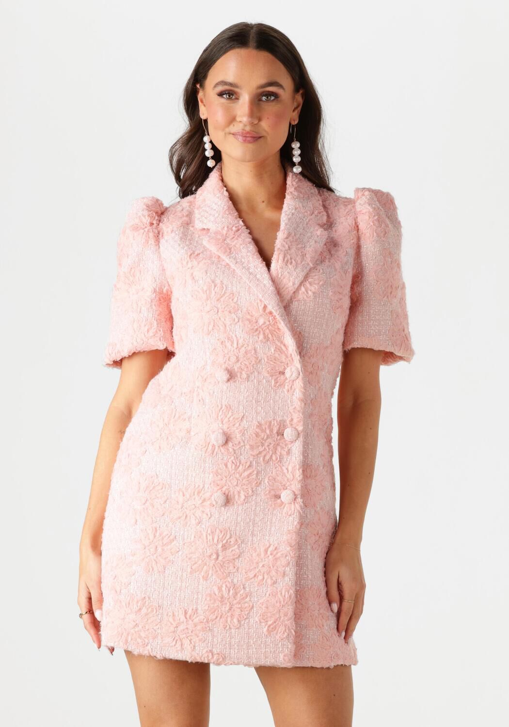 Notre-v Elegante Roze Blazerjurk Pink Dames