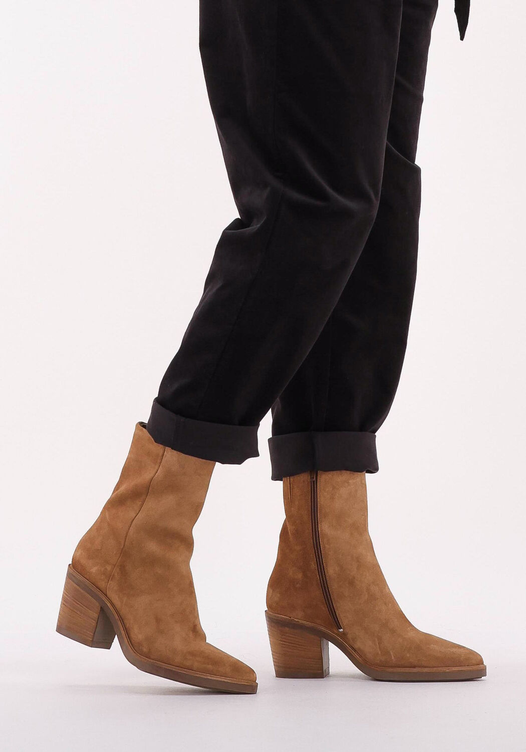 Cognac VIA VAI Enkellaarsjes KAILEE ENKEL - large