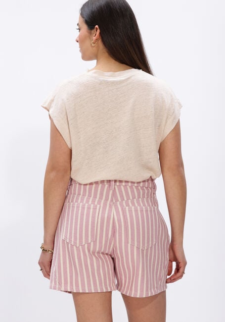 Beige BY-BAR T-shirt MASON LINEN TOP - large