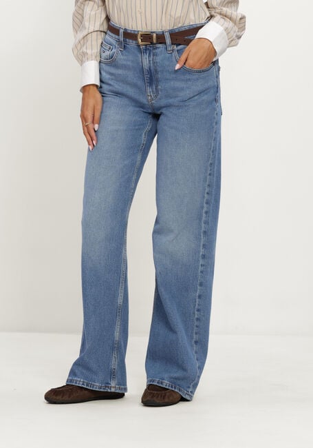 Lichtblauwe TOMMY JEANS Straight leg jeans MIA MID RELAXED STRAIGHT BJ0133 - large