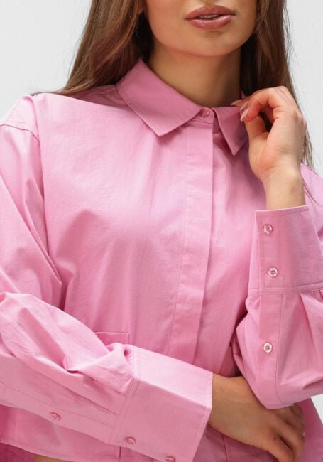 Roze Y.A.S. Blouses YASLEE LS SHORT SHIRT - large