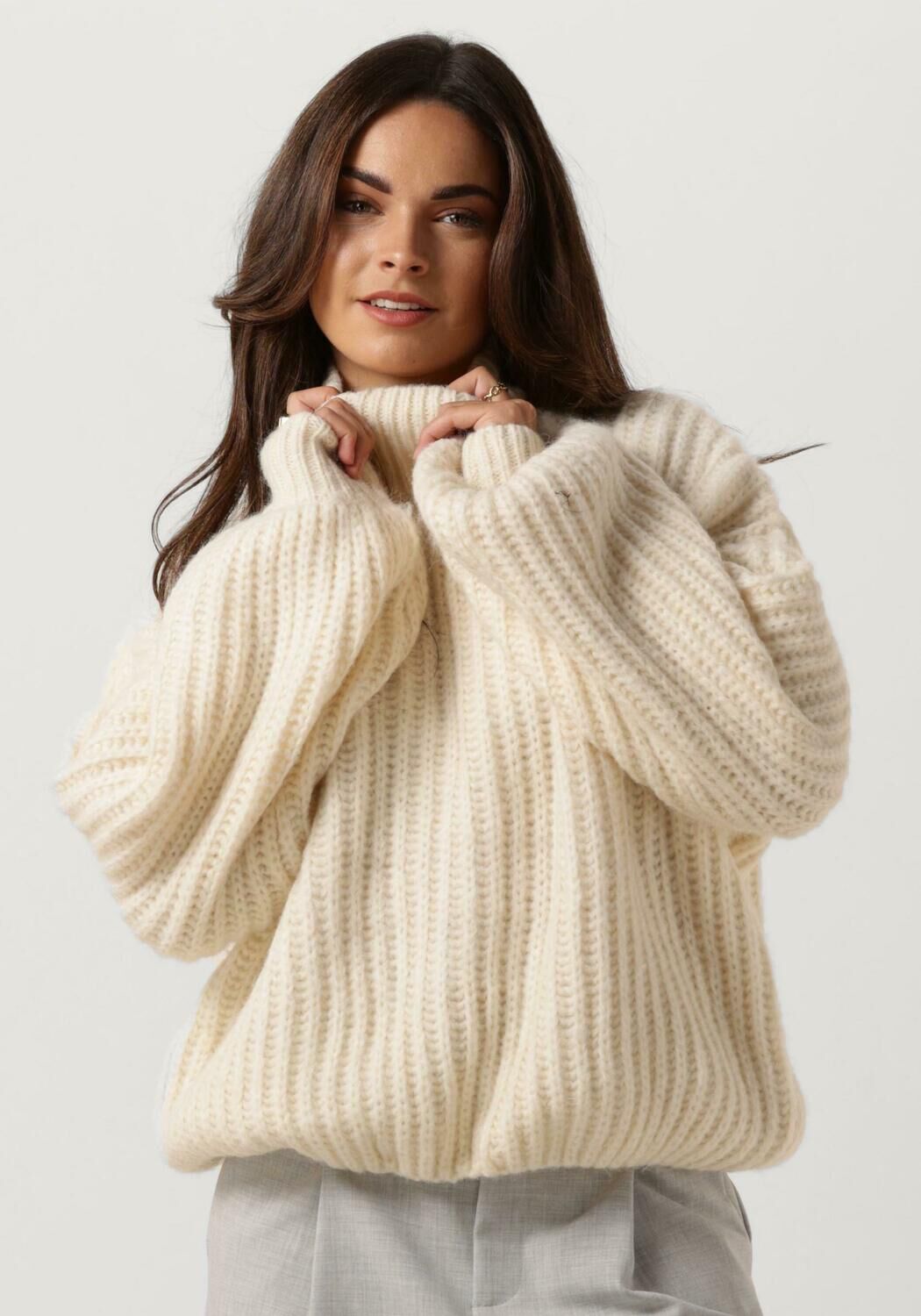 CIRCLE OF TRUST Dames Truien & Vesten Joelle Knit Taupe