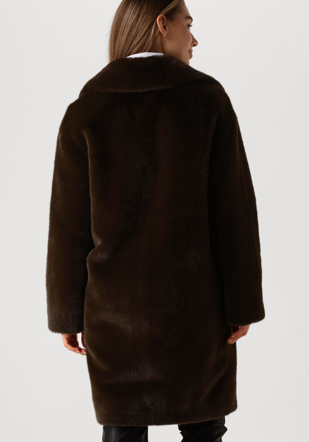 STAND STUDIO Dames Jassen Camille Cocoon Coat Bruin