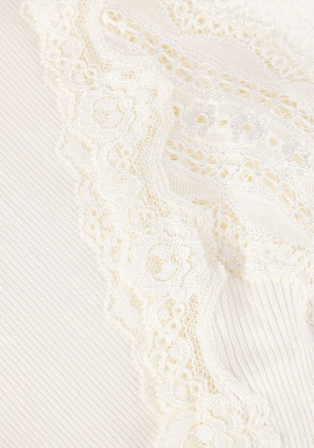 Witte ROSEMUNDE Top BENITA - large