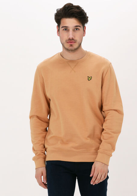 Oranje LYLE & SCOTT Trui CREW NECK SWEATSHIRT - large