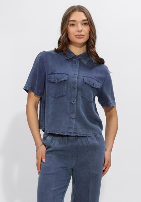 Donkerblauwe SILVIAN HEACH Top SHIRT AMARA - large