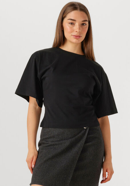 Zwarte NEO NOIR T-shirt ASHA BOXY TEE - large
