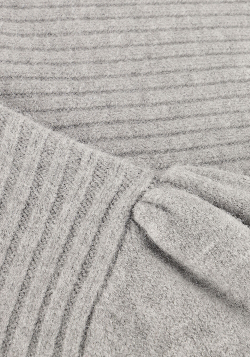 Grijze CO'COUTURE Trui ROW PUFF RIB KNIT - large