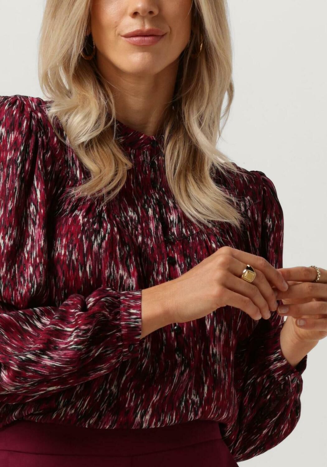 Velvet store blouse dames