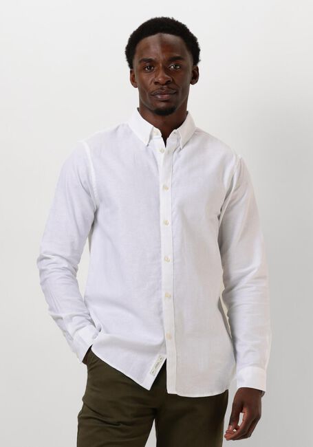 Witte SCOTCH & SODA Casual overhemd OXFORD SOLID - large