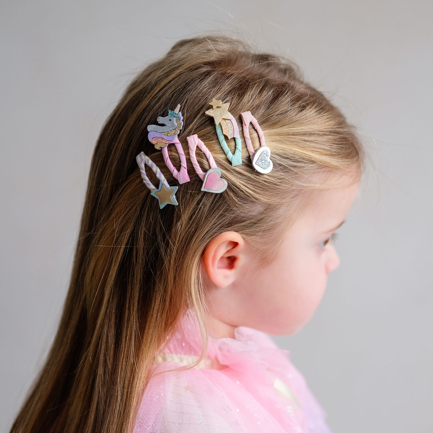 Multi Mimi & Lula Haaraccessoires UNICORN MINI CLIC CLACS - large