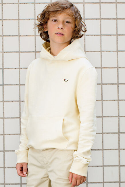 Witte SEVENONESEVEN Trui HOODED SWEATER - large