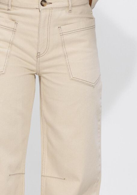 Gebroken wit ANOTHER LABEL Broeken ALNAYOMI NATURAL DENIM PANTS - large